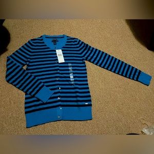 100% Pima cotton. Tommy Hilfiger women’s cardigan. Never worn with tags. Sz S